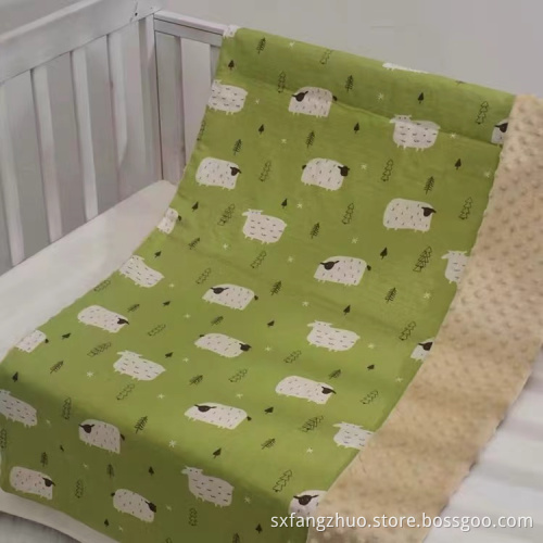 100% Polyester Maschine Gemütliches minkiges Baby gestrickter Decke